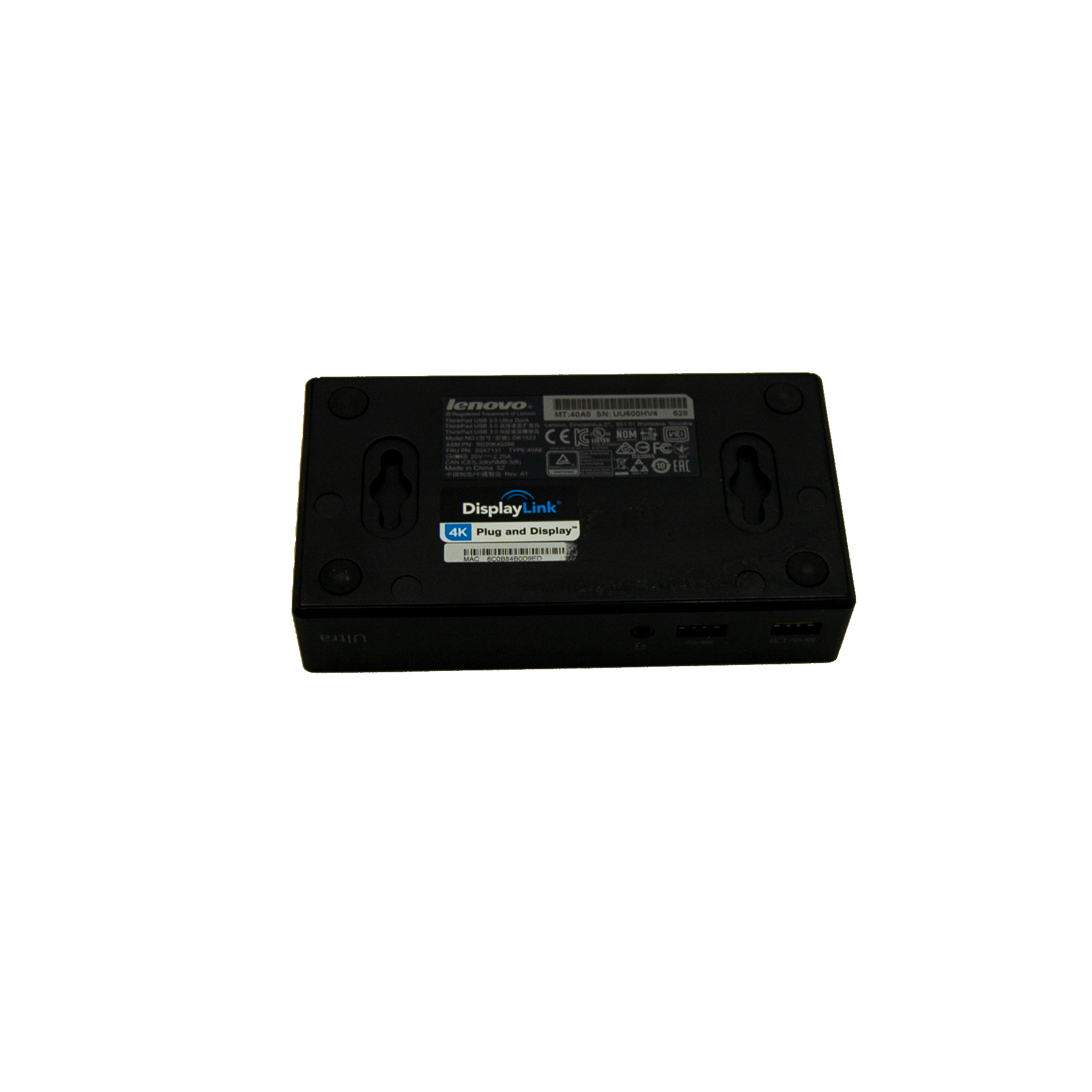lenovo ThinkPad USB3.0 Ultra Dock DK1523